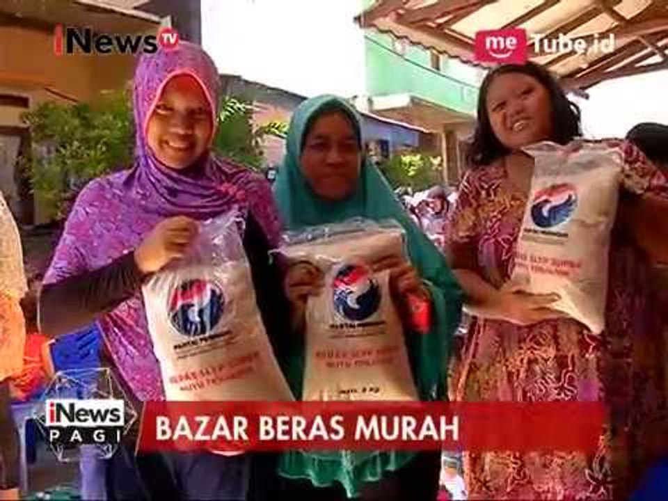 Antusias Warga Cengkareng Jakbar Terhadap Bazar Sembako Murah Perindo - iNews Pagi 10/04