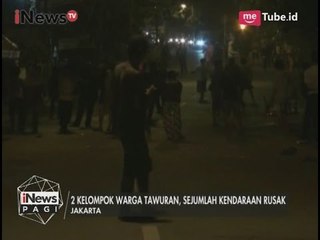 2 Kelompok Warga Terlibat Tawuran di Halim Perdanakusuma - iNews Pagi 11/04