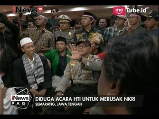Acara Forum Khilafah yang Digelar HTI Semarang Dibubarkan Kepolisian - iNews Pagi 10/04