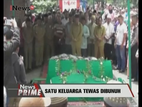 Pemakaman 1 Keluarga yang Tewas Dibunuh di Medan - iNews Prime 10/04