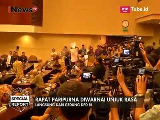 Rapat Paripurna DPD RI Diwarnai Unjuk Rasa Anggota Dewan - Special Report 11/04