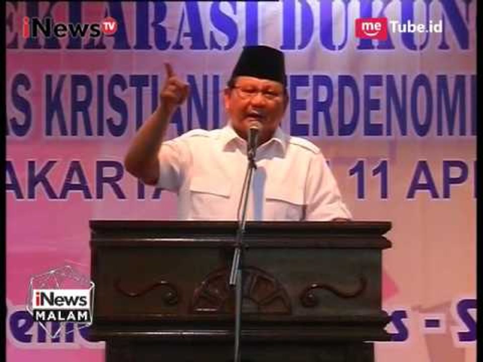 Kalo Soal Bhineka Tunggal Ika Saya Juga Ikut Pasang Badan Untuk Anies-Sandi - iNews Malam 11/04