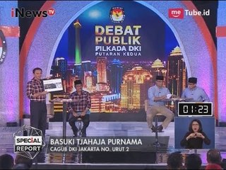 Ahok : Kami Tidak Pernah Mengusir Para Nelayan Dalam Reklamasi - Debat Putaran II 12/04