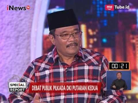 Djarot : Teman Legislatif, Jangan Ambil Dana APBD Untuk Keperluan Pribadi - Debat Putaran II 12/04