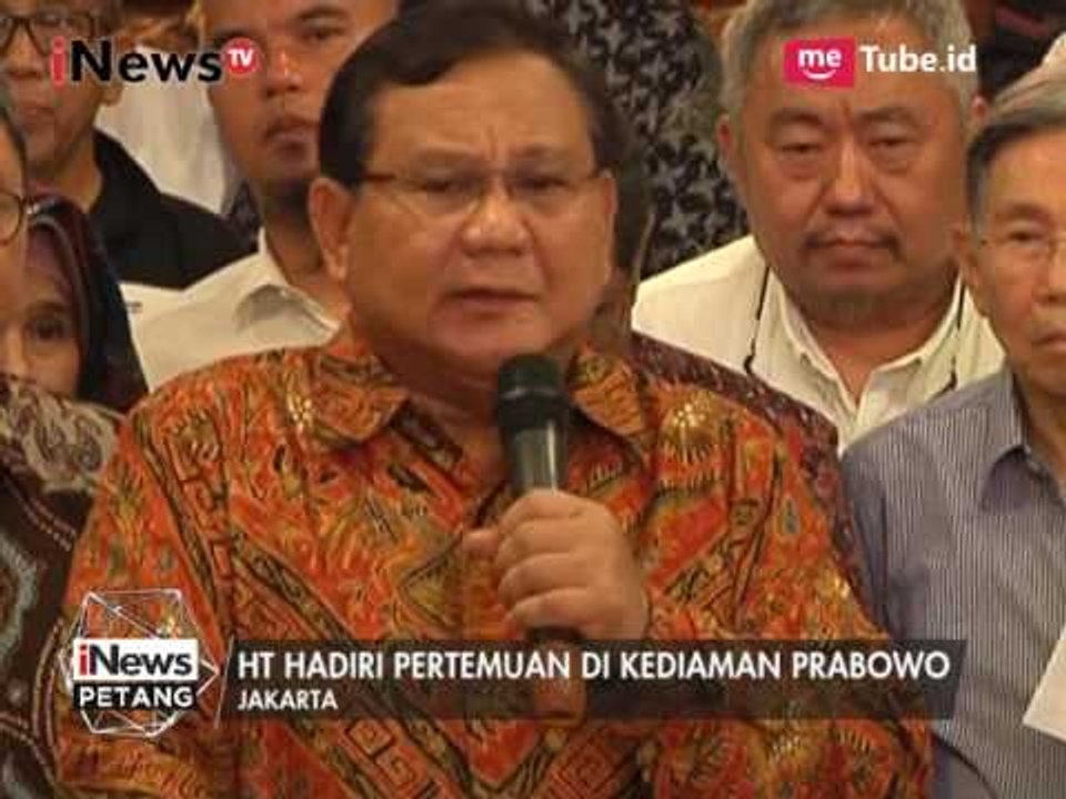Prabowo Himbau Semua Menjaga Keutuhan Bangsa Dalam Dialog Kebangsaan - iNews Petang 11/04