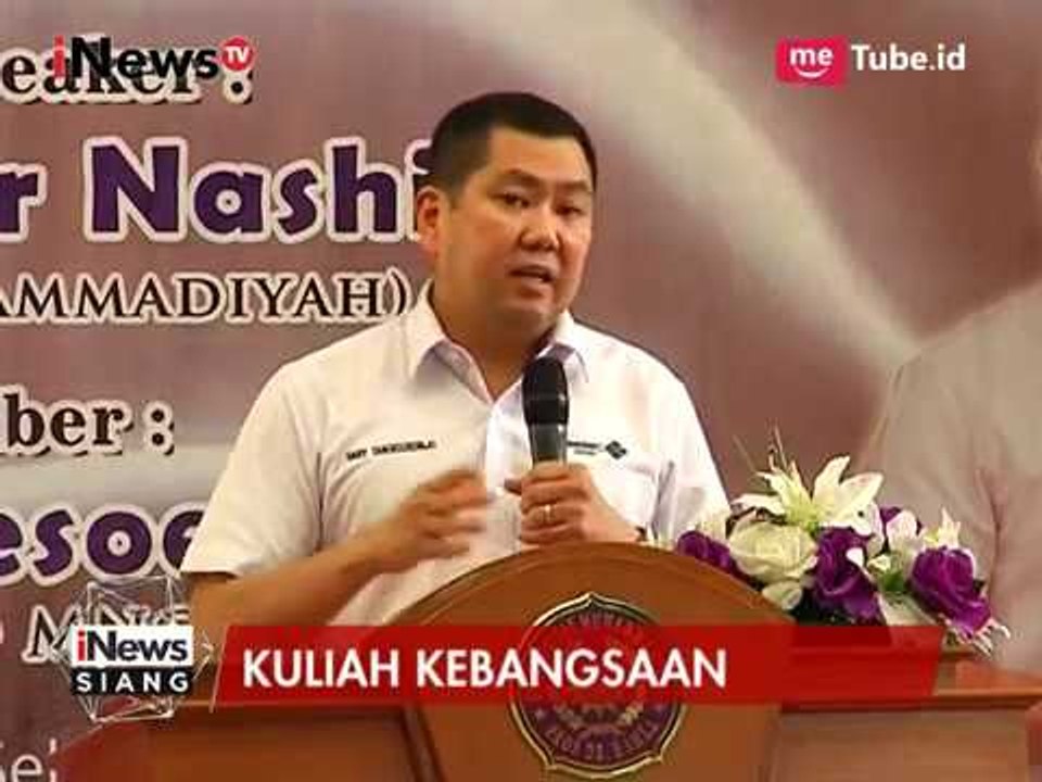 HT Berikan Kuliah Kebangsaan di Universitas Muhammadiyah Ciracas Jaktim - iNews Siang 12/04