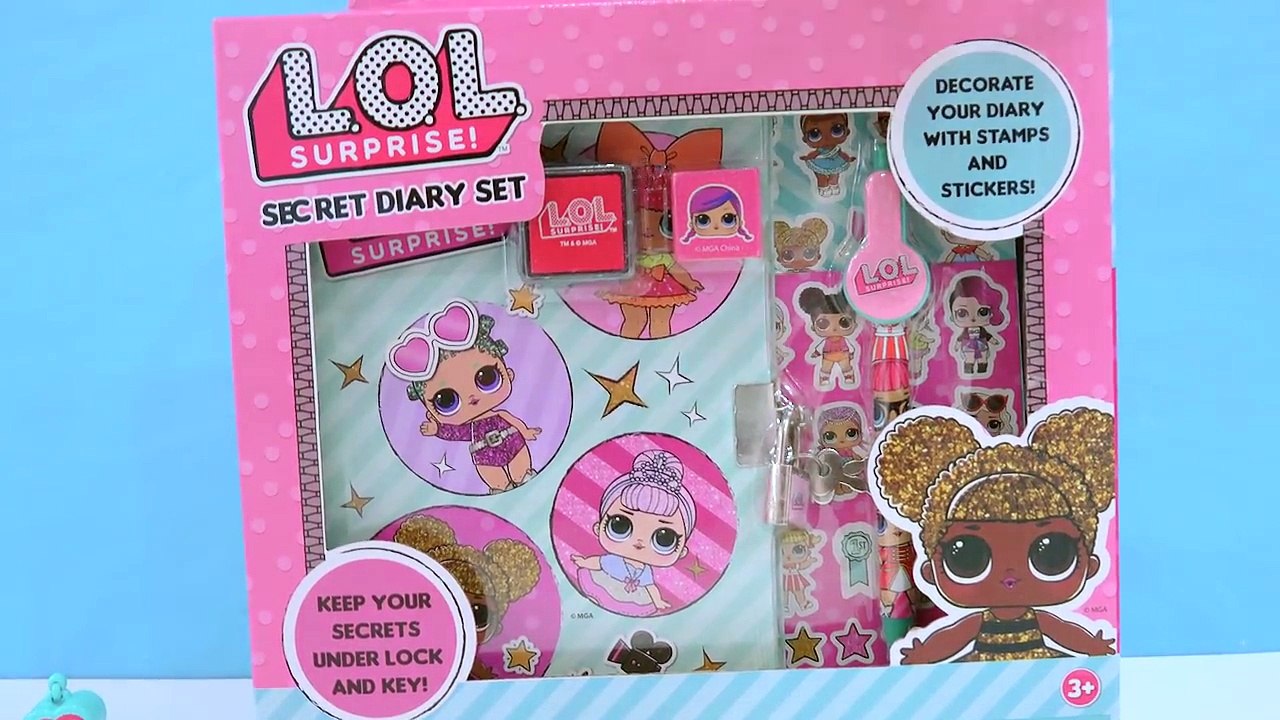 Reading A Locked Secret Diary ! LOL Surprise Dolls + Blind Bag Ball - Video
