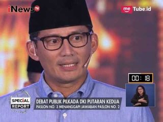 Tanggapan Paslon Terkait Jawaban Mengenai Pembahasan Nelayan - Debat Putaran II 12/04