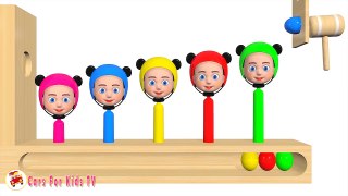 Learn Colors with Surprise Eggs Face Baby Doll Xylophone for Children Toddlers