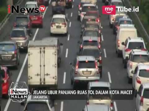 Jelang libur panjang ruas tol dalam kota macet - iNews Malam 13/04