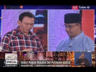 Ditekan Soal Reklamasi Oleh Ahok, Anies Mampu Menjawab - Debat Putaran II 12/04