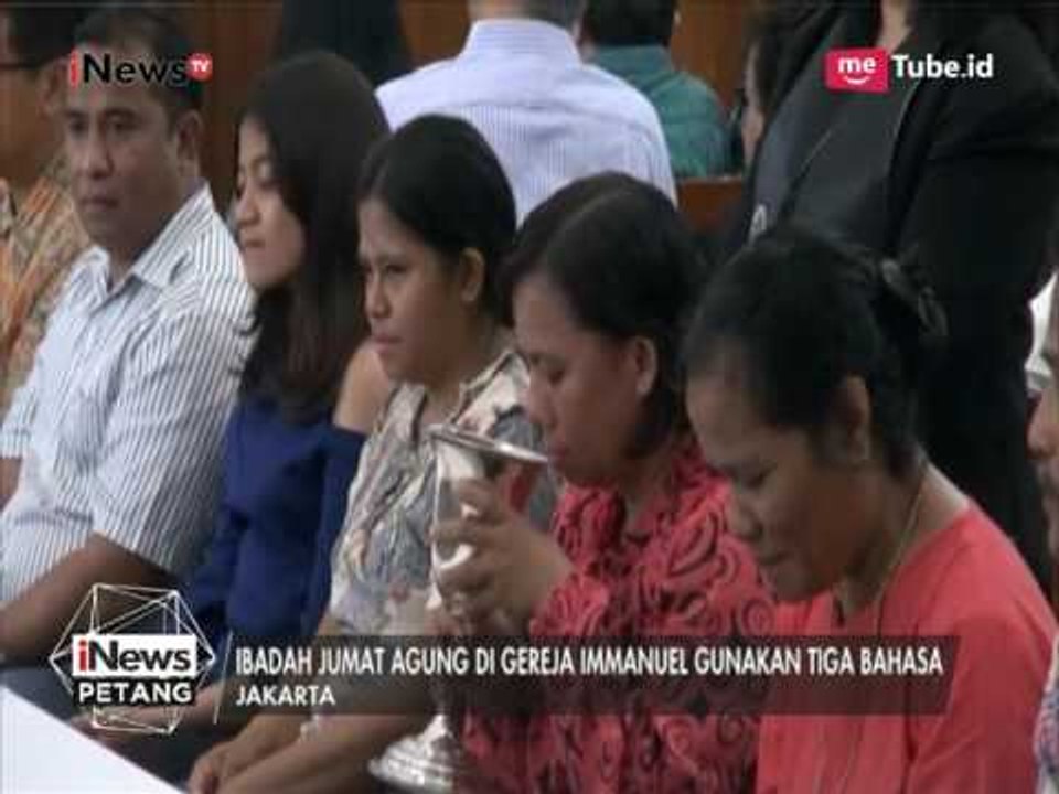 Ibadah Jumat Agung di Gereja Imanuel Jakarta Menggunakan 3 Bahasa Berbeda - iNews Petang 14/04