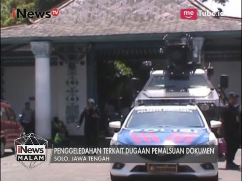 Polisi Geledah Keraton Solo Terkait Dugaan Pemalsuan Dokumen - iNews Malam 15/04