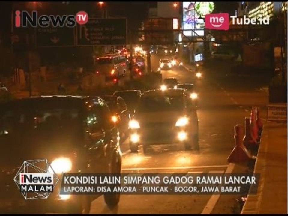 Kondisi Lalin Simpang Gadog ramai lancar - iNews Malam 16/04