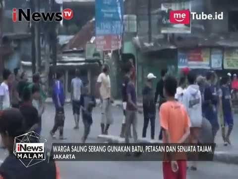 Karena rebutan lahan parkir, 2 kelompok warga tawuran - iNews Malam 16/04