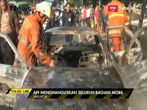1 Mobil Kebakar di Daan Mogot Kalideres - Police Line 17/04
