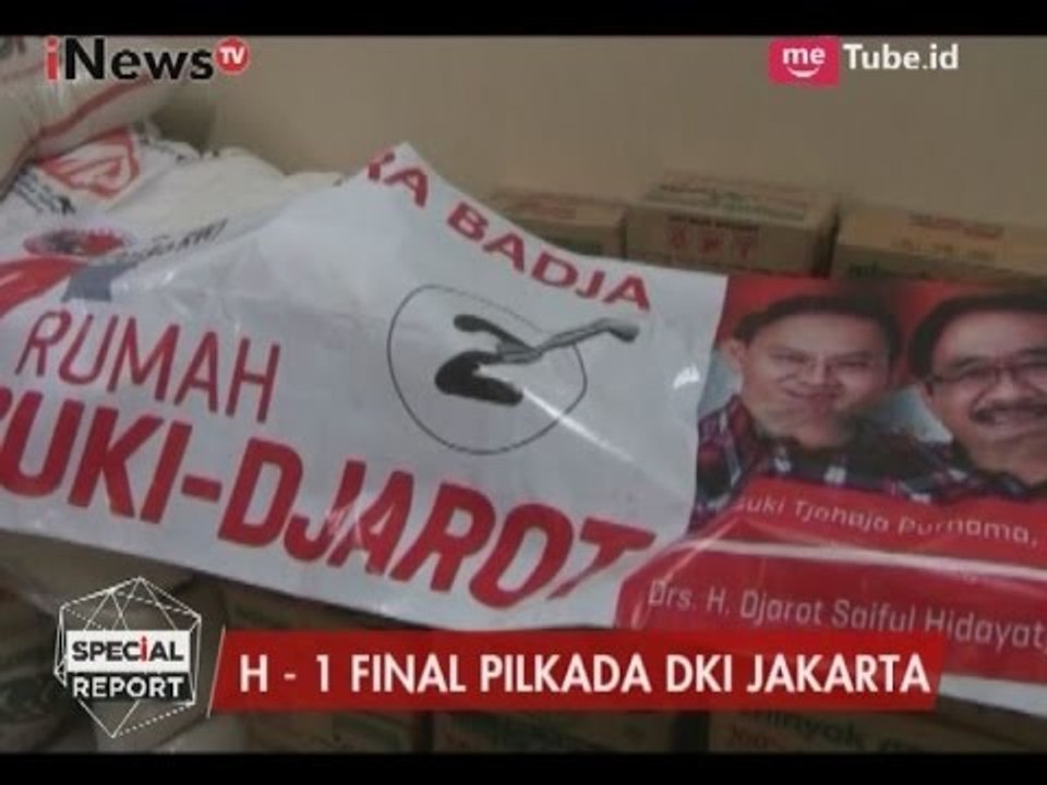 Ratusan Paket Sembako yang Diduga Akan Dibagikan Tim Paslon Diamankan Warga - Special Report 18/04