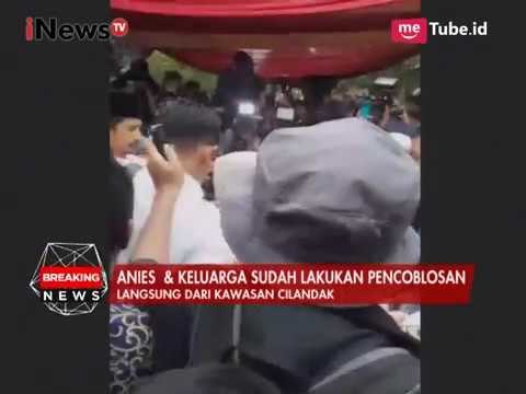 Cagub Anies Baswedan & Keluarga Mulai Berikan Hak Suaranya - iNews Pilkada 2 19/04