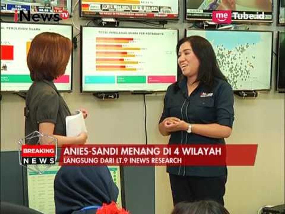 Anies - Sandi Unggul Dalam Perhitungan Cepat iNews Research - iNews Pilkada 2 19/04