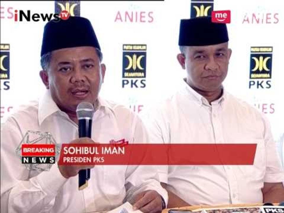 Konpers Kubu Anies - Sandi Terkait Hitung Cepat - iNews Pilkada 2 19/04