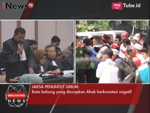 Pembacaan Tuntutan JPU Untuk Ahok (Part 4) - Breaking News 20/04