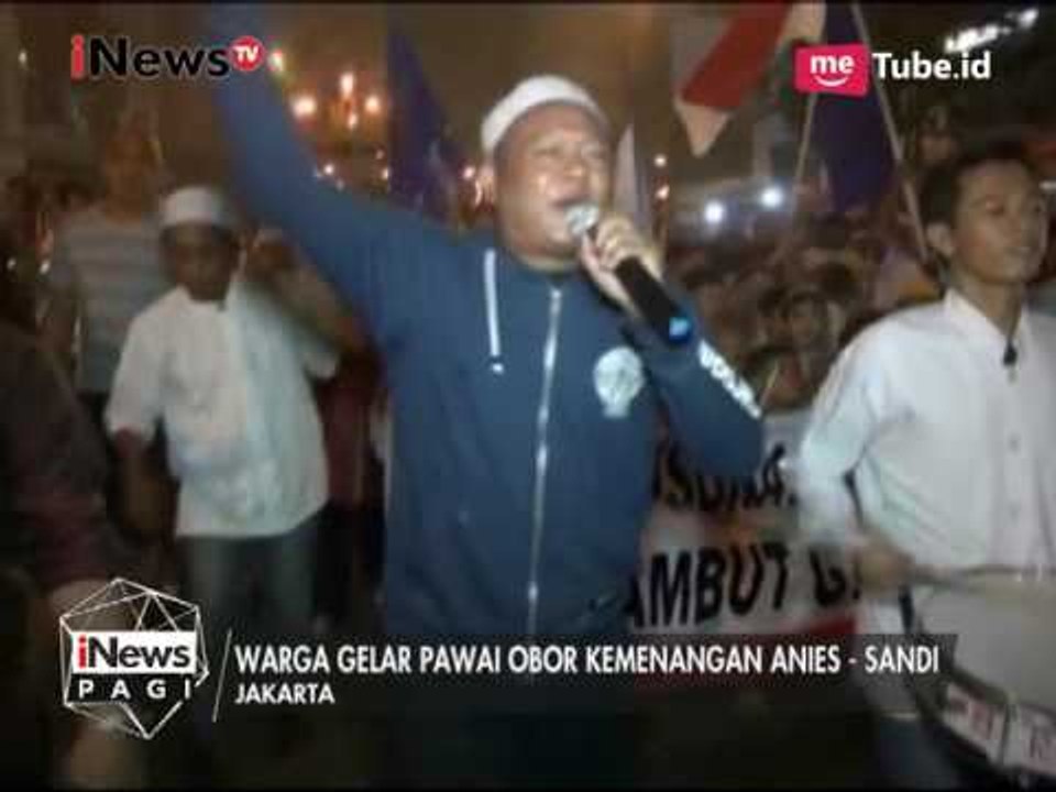 Warga Kampung Pulo Gelar Pawai Obor Rayakan Kemenangan Anies-Sandi - iNews Pagi 21/04