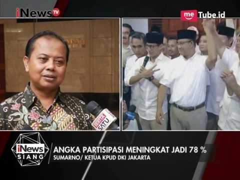Rekapitulasi Perhitungan Sementara Telah Selesai Dilakukan KPUD Jakarta - iNews Siang 21/04