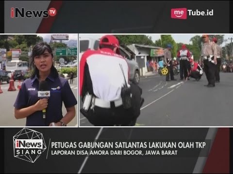 Polisi Gelar Olah TKP Kecelakaan Maut Dijalur Puncak Bogor - iNews Siang 23/04