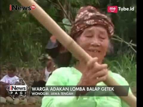Ibu Rumah Tangga di Bantaran Sungai Bengawan Solo Gelar Balap Getek - iNews Pagi 21/04