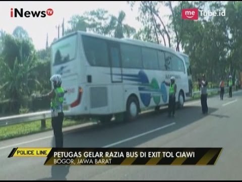 Polisi Gelar Razia Bus Pasca Kecelakaan Maut Puncak - Police Line 24/04