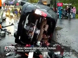 Video Amatir, Kecelakaan di Puncak Bogor yang Akibatkan 4 Orang Meninggal - iNews Malam 22/04