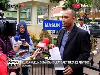 Kuasa Hukum Firza Husein Berikan Surat Sakit ke Polda Metro - iNews Pagi 26/04