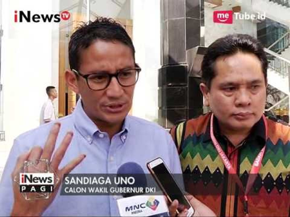 Cawagub Sandiaga Bertemu Kadin Untuk Bahas Perekonomian - iNews Pagi 26/04