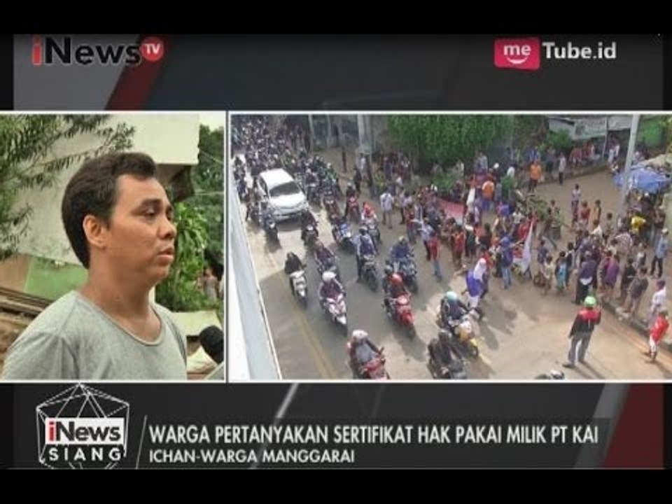 Warga Manggarai Harapkan Adanya Dialog Dengan Pihak PT KAI - iNews Siang 26/04