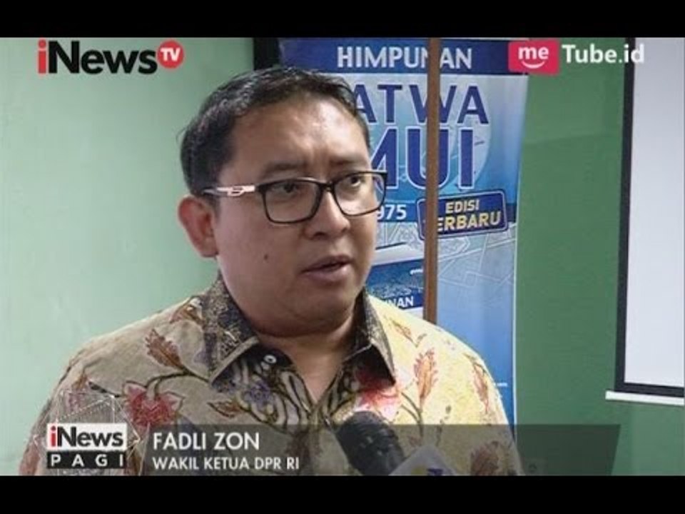 Fadli Zon Sebut Karangan Bunga di Balai KOta Adalah Pencitraan - iNews Pagi 27/04