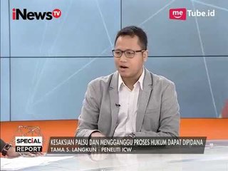 Tama: KPK Menduga Kesaksian Miryam Palsu - Special Report 27/04