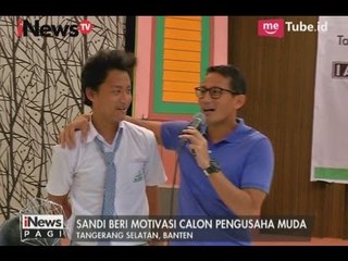 Sandiaga Uno Berikan Motivasi Bagi Calon Pengusaha Muda di SMA Al Azhar - iNews Pagi 27/04