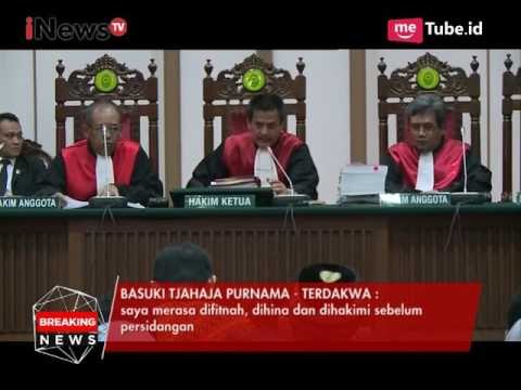 Ahok Sampaikan Bahwa Saya Bukan Penista Dan Penoda Agama - Breaking Sidang Ahok 25/04