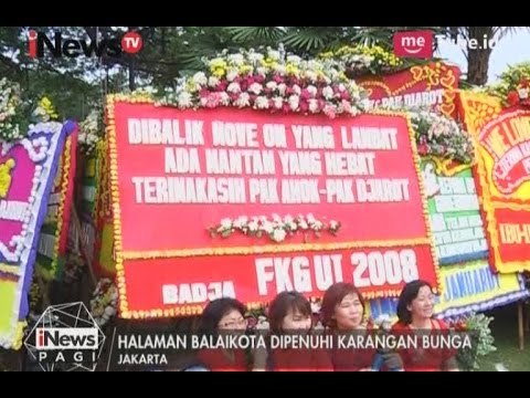 Pendukung Ahok Djarot Padati Balai Kota Dengan Ribuan Karangan Bunga - iNews Pagi 27/04
