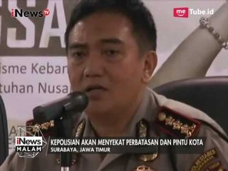 Jelang Hari Buruh Polisi Akan Menyekat Perbatasan & Pintu Kota Surabaya - iNews Malam 28/04