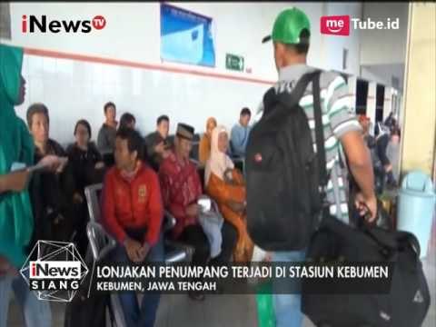 Stasiun Kebumen Dipenuhi Penumpang yang Ingin ke Jakarta & Kota Besar Lainnya - iNews Siang 30/04