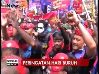 Massa Buruh Masih Berkumpul di Patung Kuda, Jakpus - Special Report 01/05