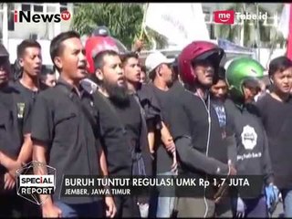 Buruh di Jember Minta Pemda Naikkan Gaji Sesuai UMK Menjadi 1,7 Juta - Special Report 01/05