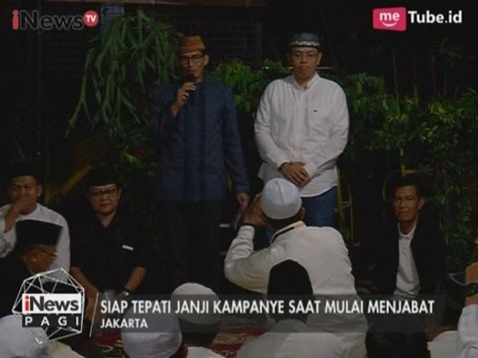 Cawagub DKI Jakarta Hadiri Tasyakuran yang Diselenggarakan Warga Petukangan - iNews Pagi 02/05
