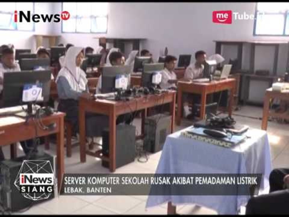 Akibat Pemadaman Listrik Saat UN SMP, Komputer di SMP Banten Mengalami Kerusakan - iNews Siang 03/05