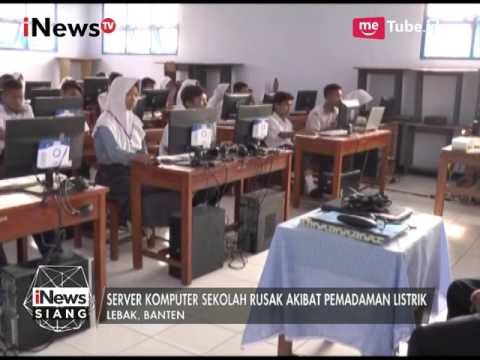 Akibat Pemadaman Listrik Saat UN SMP, Komputer di SMP Banten Mengalami Kerusakan - iNews Siang 03/05