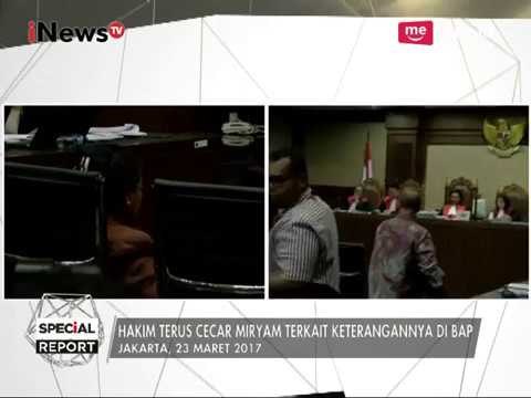 Miryam S Haryani Saat Menyampaikan Keterangan Palsu - Special Report 04/05