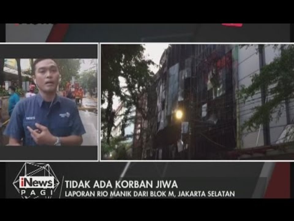 Petugas Damkar Pastikan Tidak Ada Korban Dalam Kebakaran Ruko di Melawai - iNews Pagi 04/05