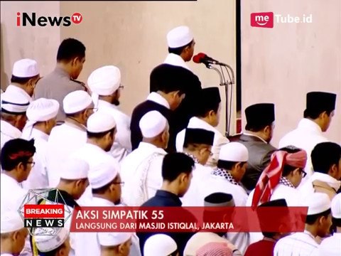 Peserta Aksi 55 Ikuti Shalat Jum'at di Masjid Istiqlal - Breaking News Aksi 55 05/05