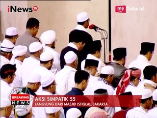 Peserta Aksi 55 Ikuti Shalat Jum'at di Masjid Istiqlal - Breaking News Aksi 55 05/05